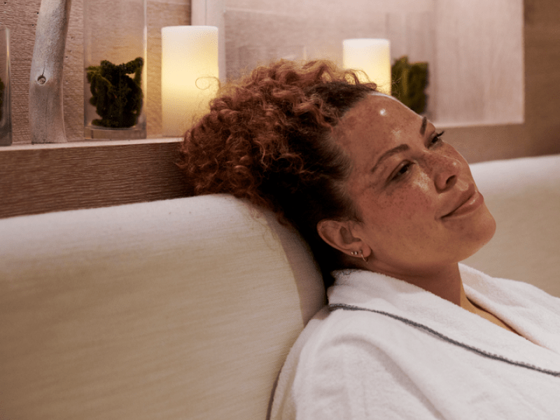 Woman at the spa