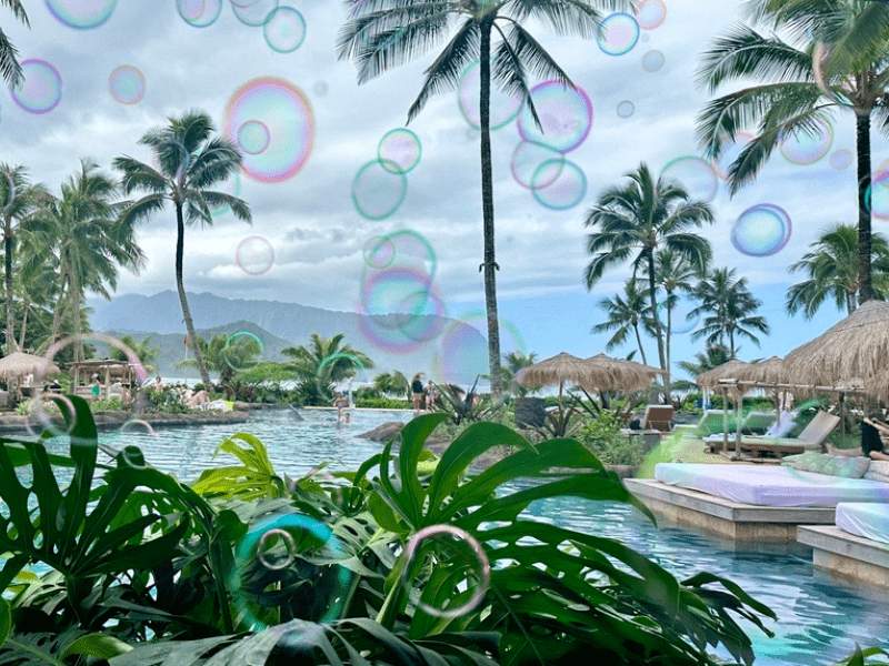 view of hotel pool