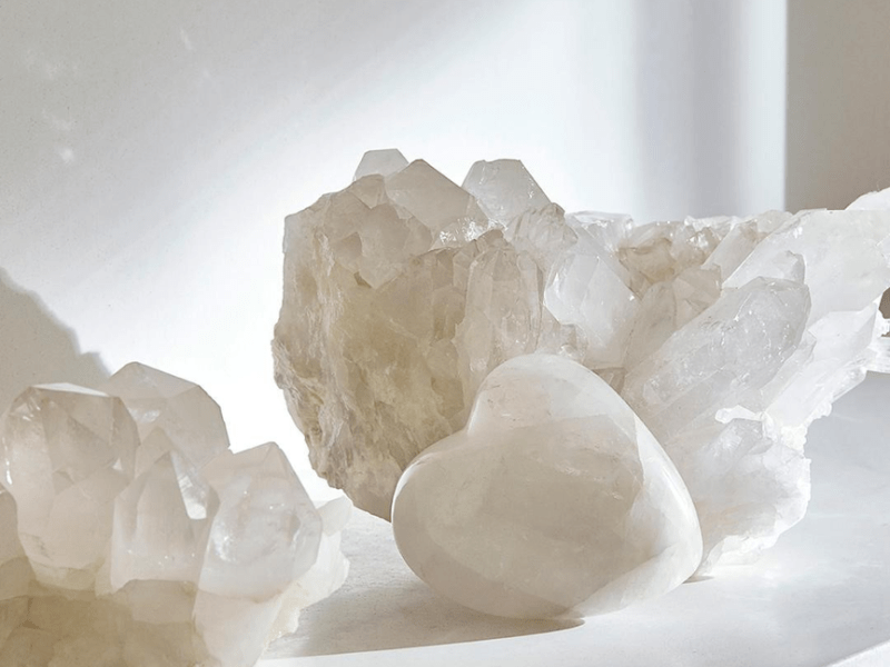 White crystals