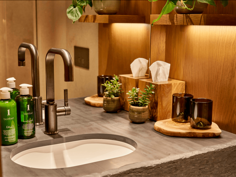 View of sink vanity