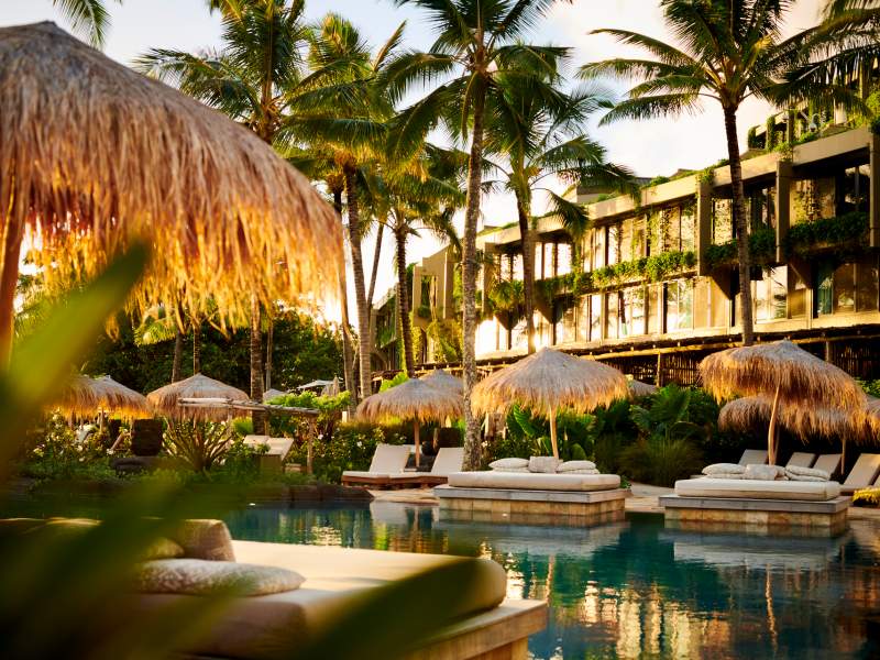 Hotel Poolside Exterior