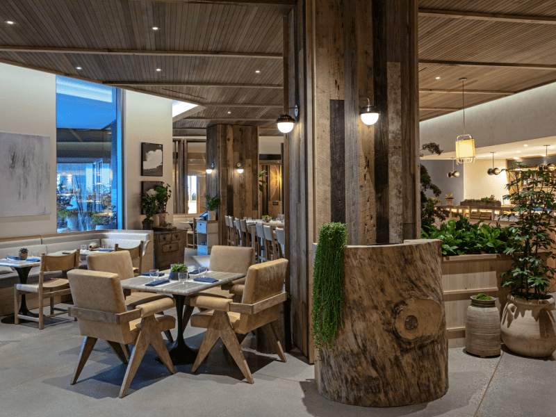 Dining area at 1 Hotel West Hollywood