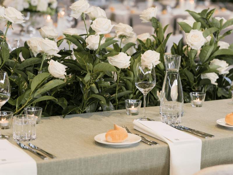 Wedding Table Set up