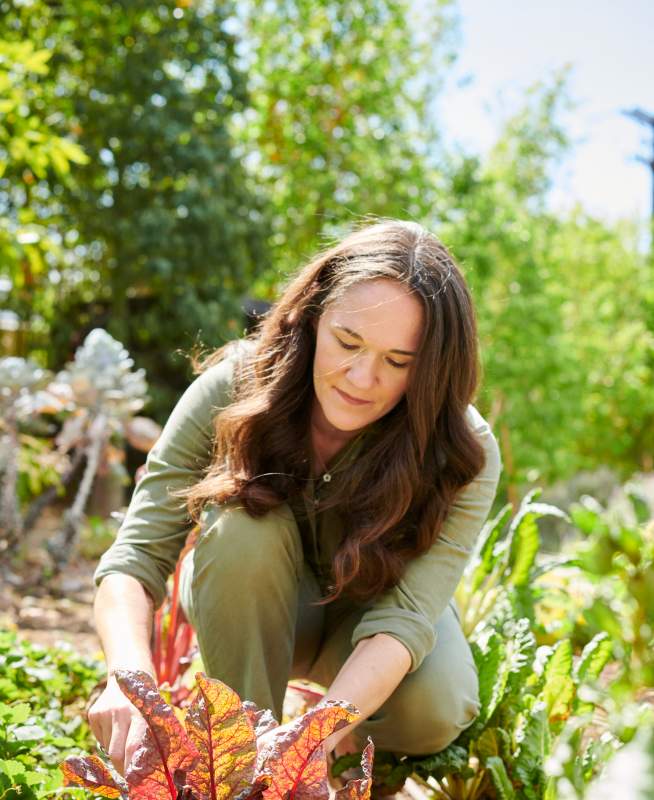 Person gardening at 1 Hotel West Hollywood