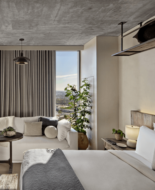 Bedroom with a couch at 1 Hotel West Hollywood