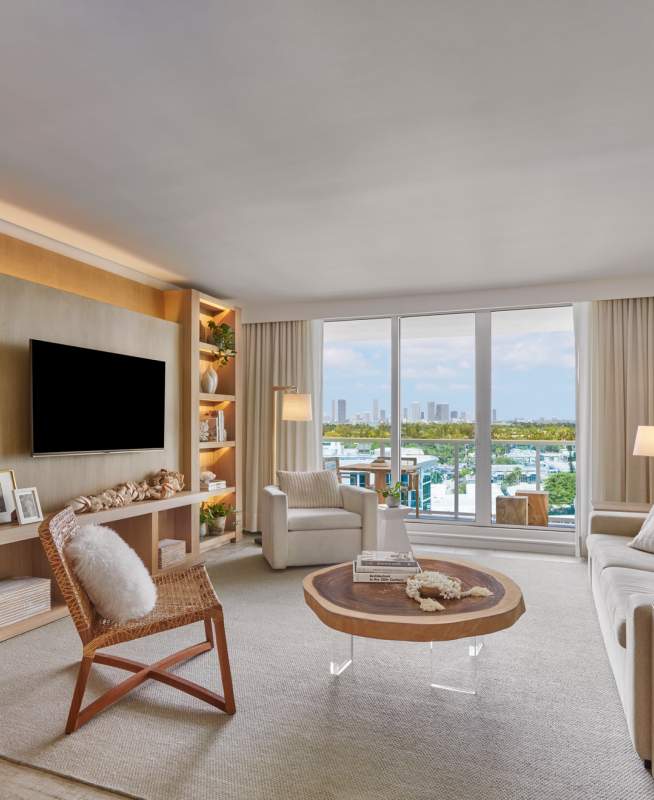 Skyline One Bedroom Living Room