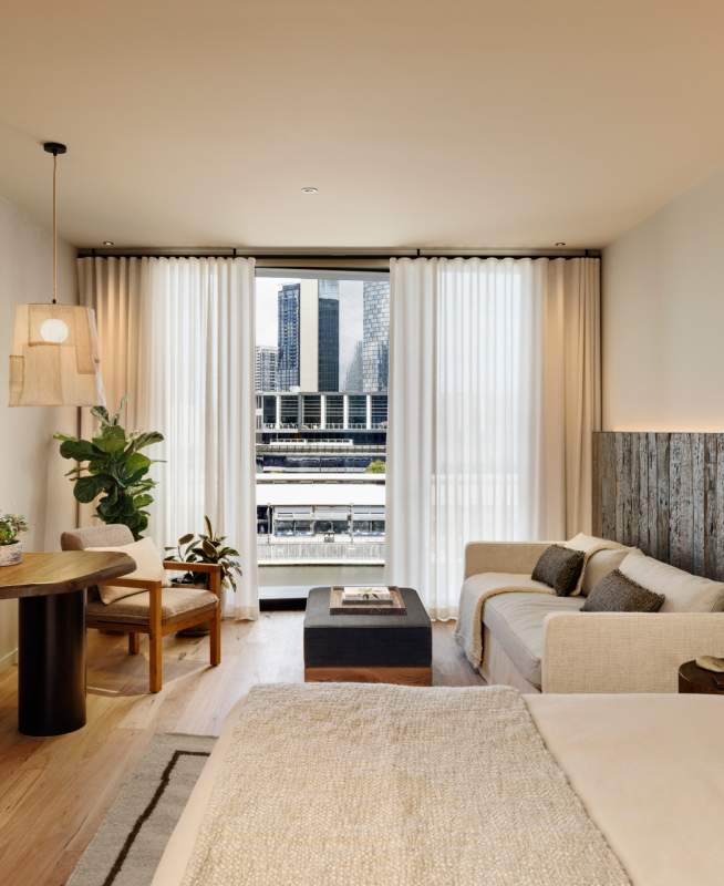 Chambre River King avec vue sur la fenêtre