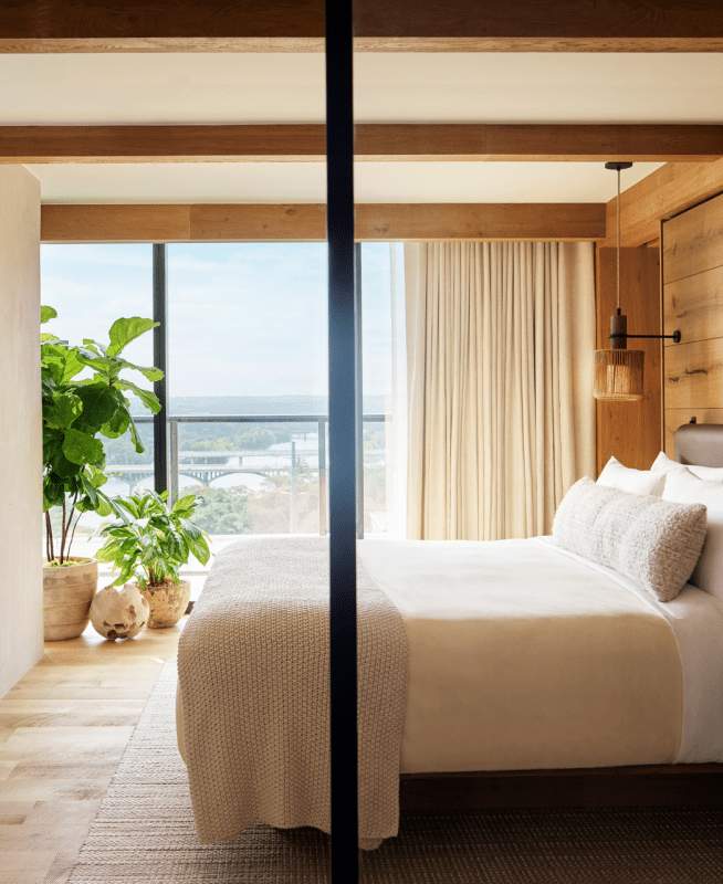  Lake One Bedroom Suite Balcony Bedroom View