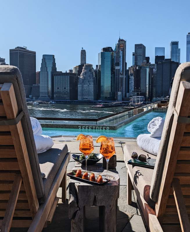 Rooftop Pool and bites