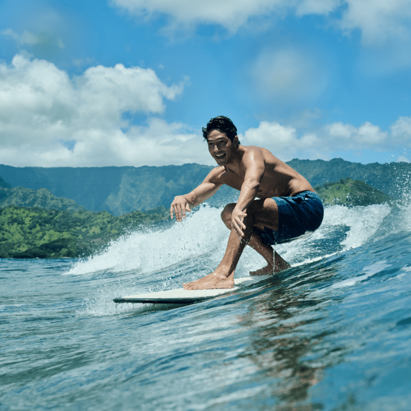 Man Surfing