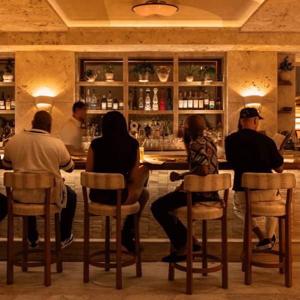 AVIV Bar with people