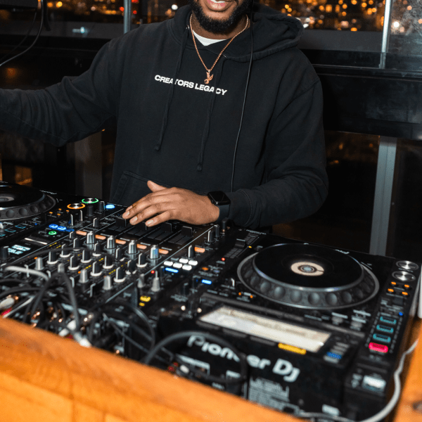 DJ at night