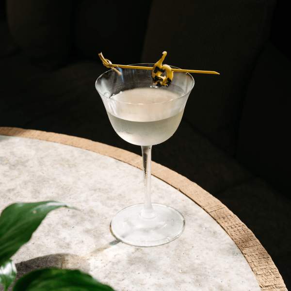 Cocktail on table