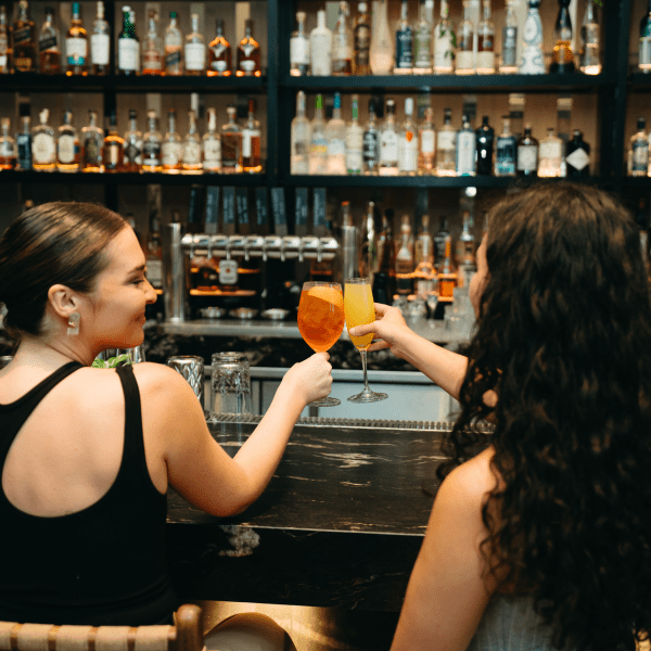 girls at a bar
