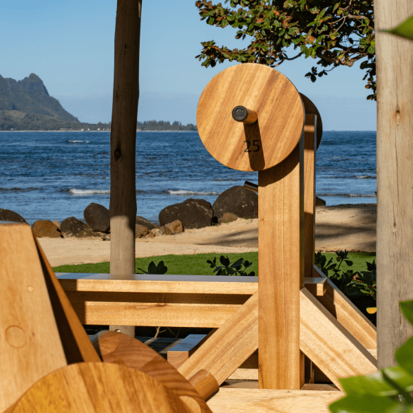 Wooden fitness equipment