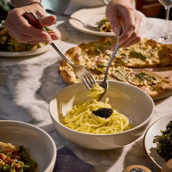 pasta twirl at barbuto