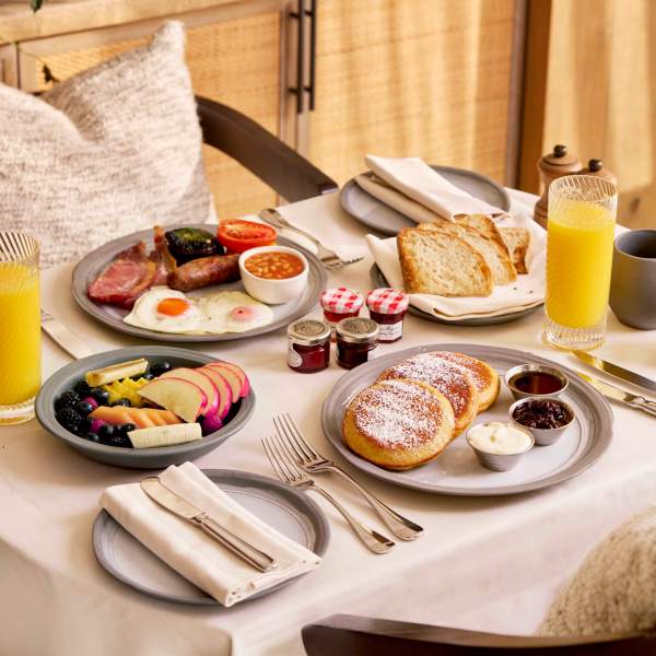 In-dining breakfast menu