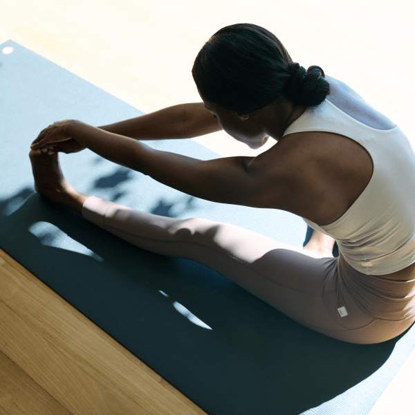 women stretching