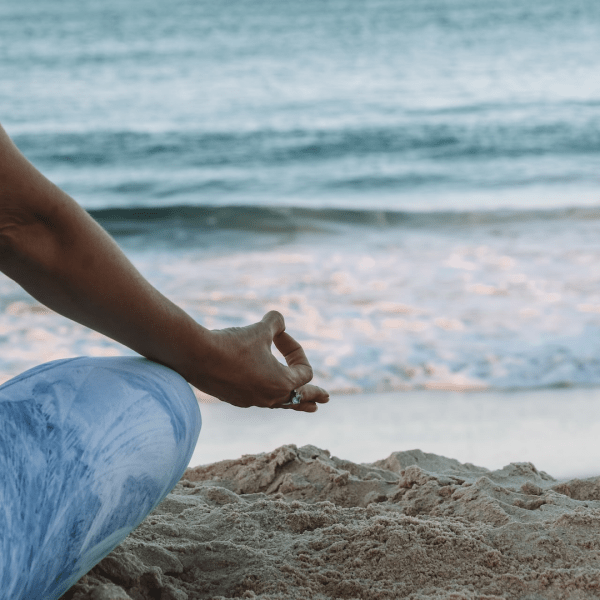 yoga on the beach
