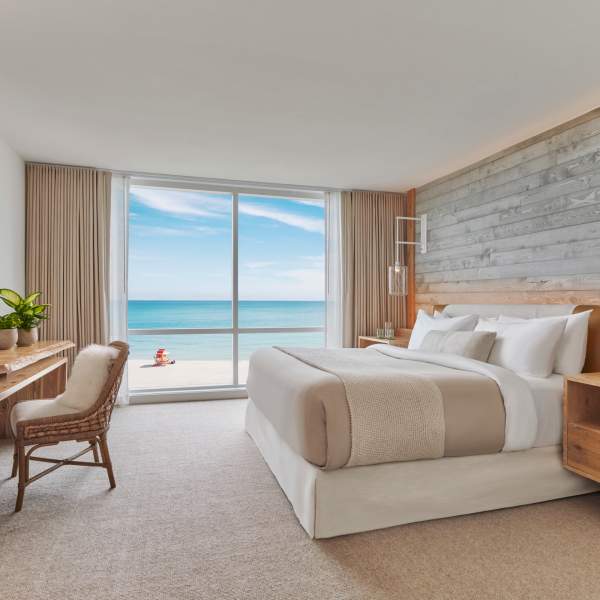 Ocean Front Hotel Room