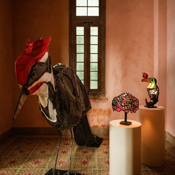 Art inside Villa Paula