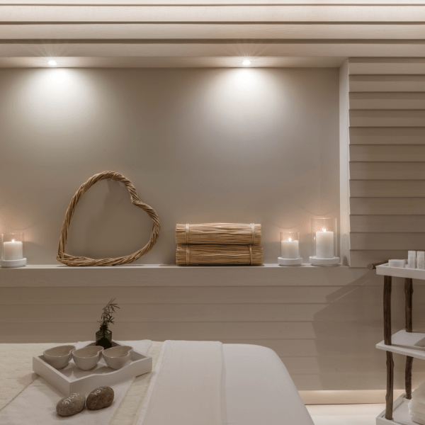 A treatment room at 1 Hotel South Beach