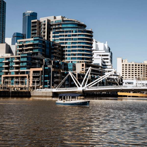 Boat on the Yarra River