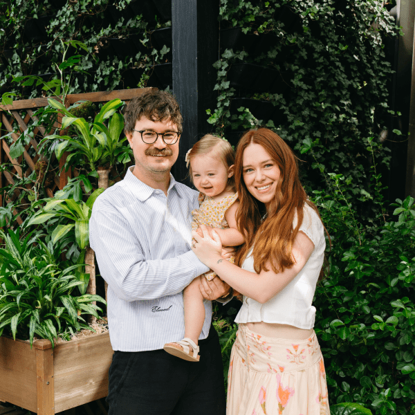 family at brunch