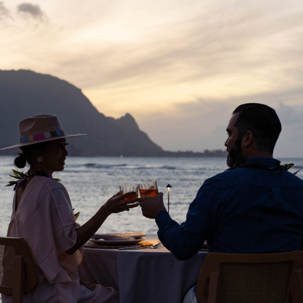 Couple at Ku'uipo Dinner