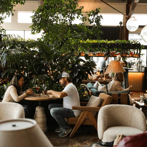 people talking in Crane Bar