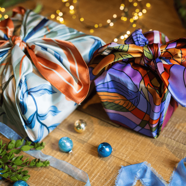 festive gift wrap