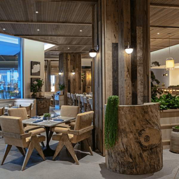 Dining area at 1 Hotel West Hollywood