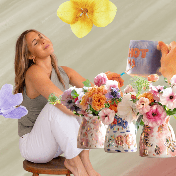 Vase painting workshop banner