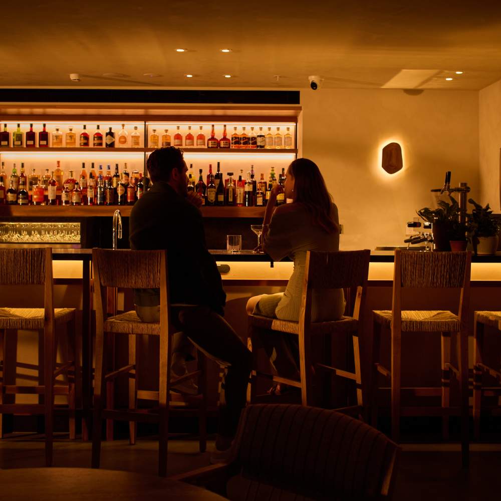 bar table at Upstairs