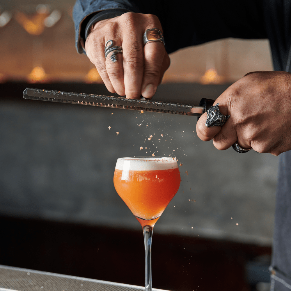 craft cocktail at Harriet's lounge