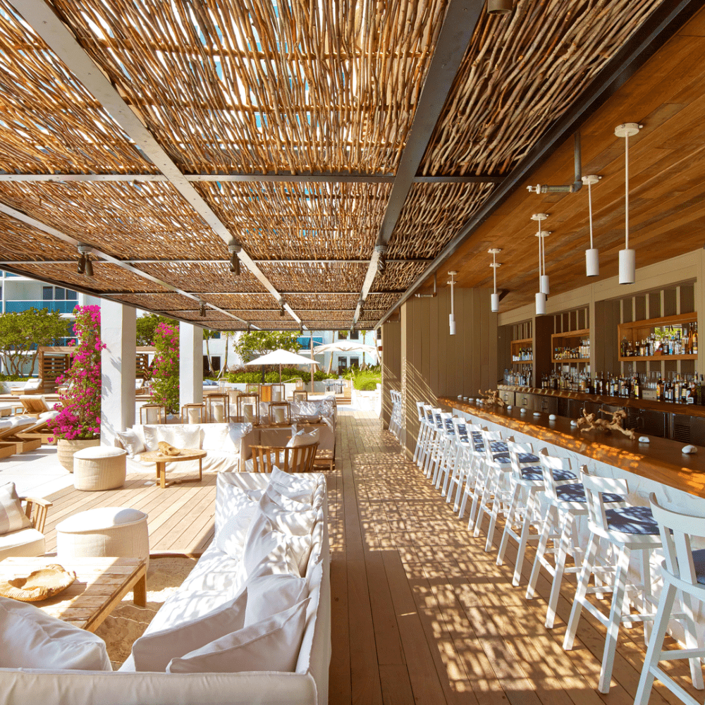 Bar and lounge area