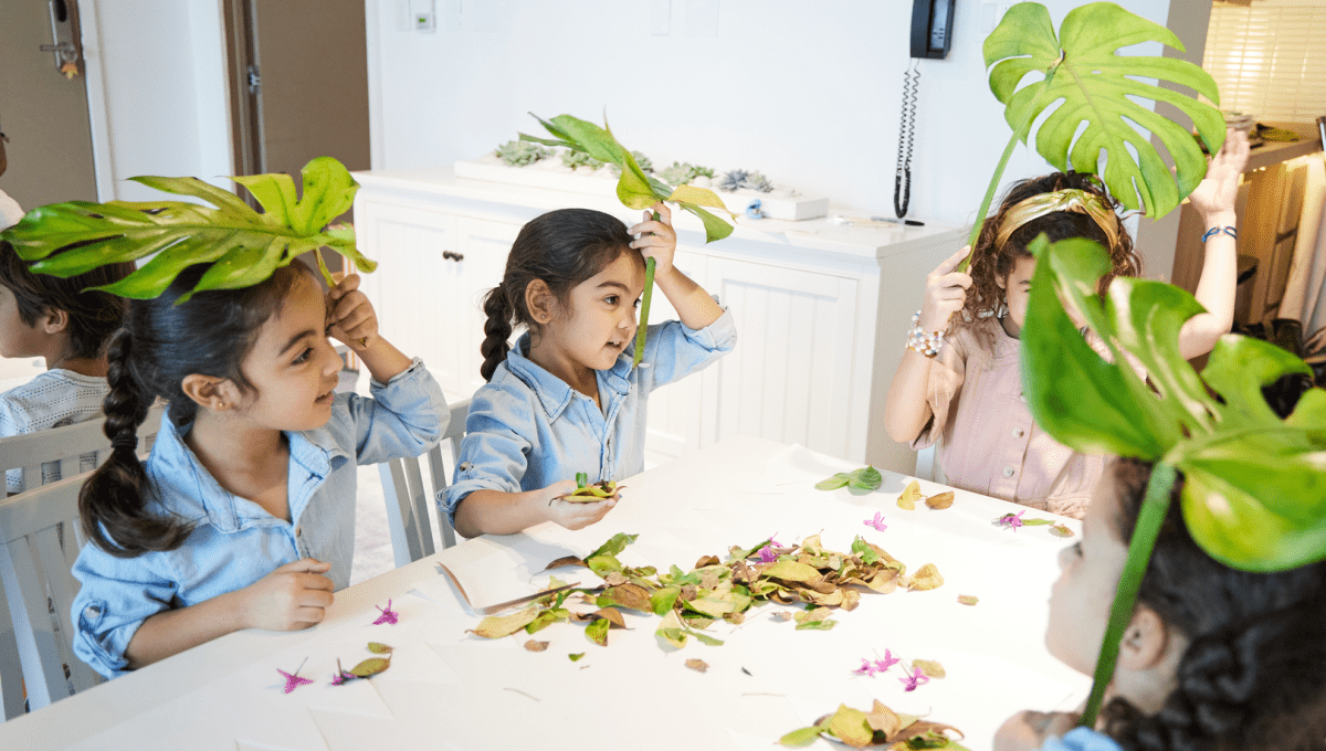 Children at the seedlings club 