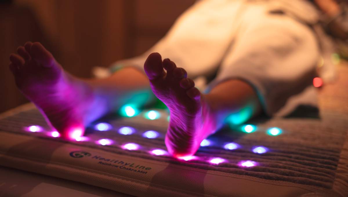 Tapis de chakra arc-en-ciel