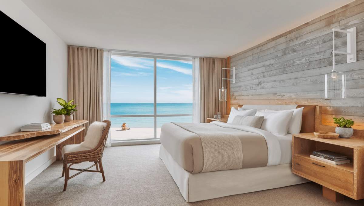 Ocean Front Hotel Room