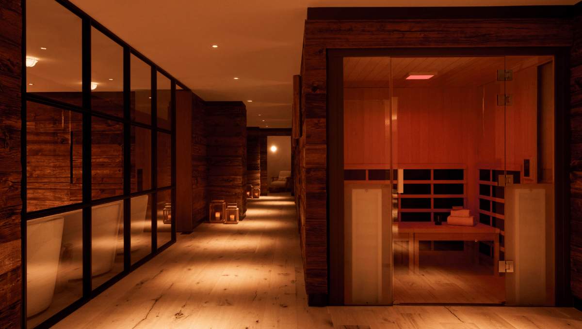Sauna at Bamford Wellness Spa