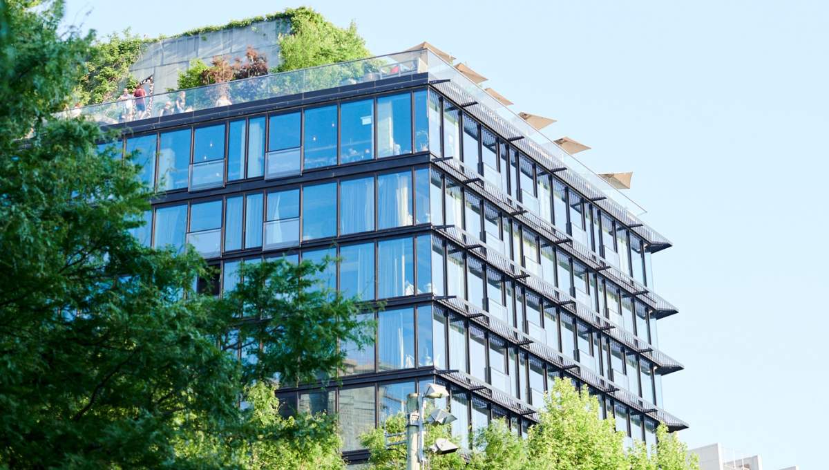 View of the 1Hotel West Hollywood building while on a walkabout