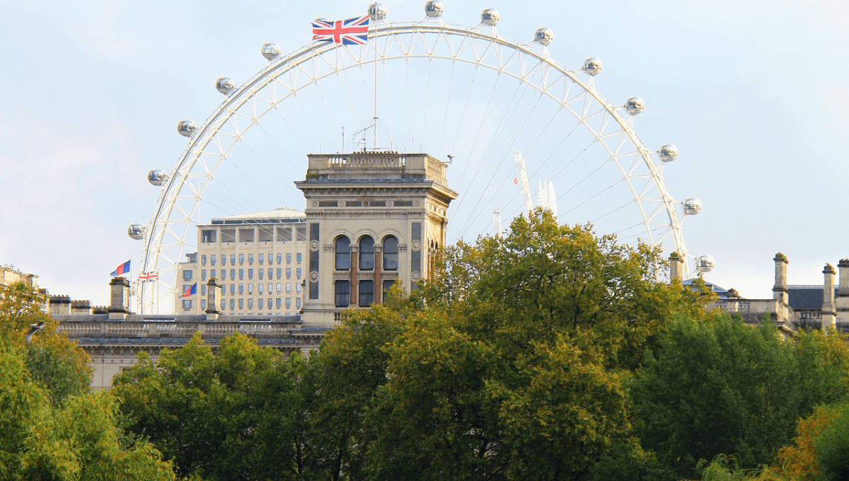 a ferris wheel