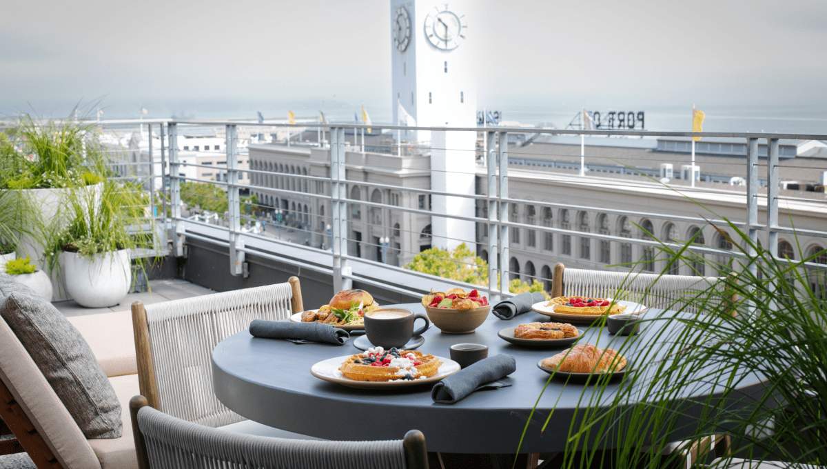 terrace breakfast
