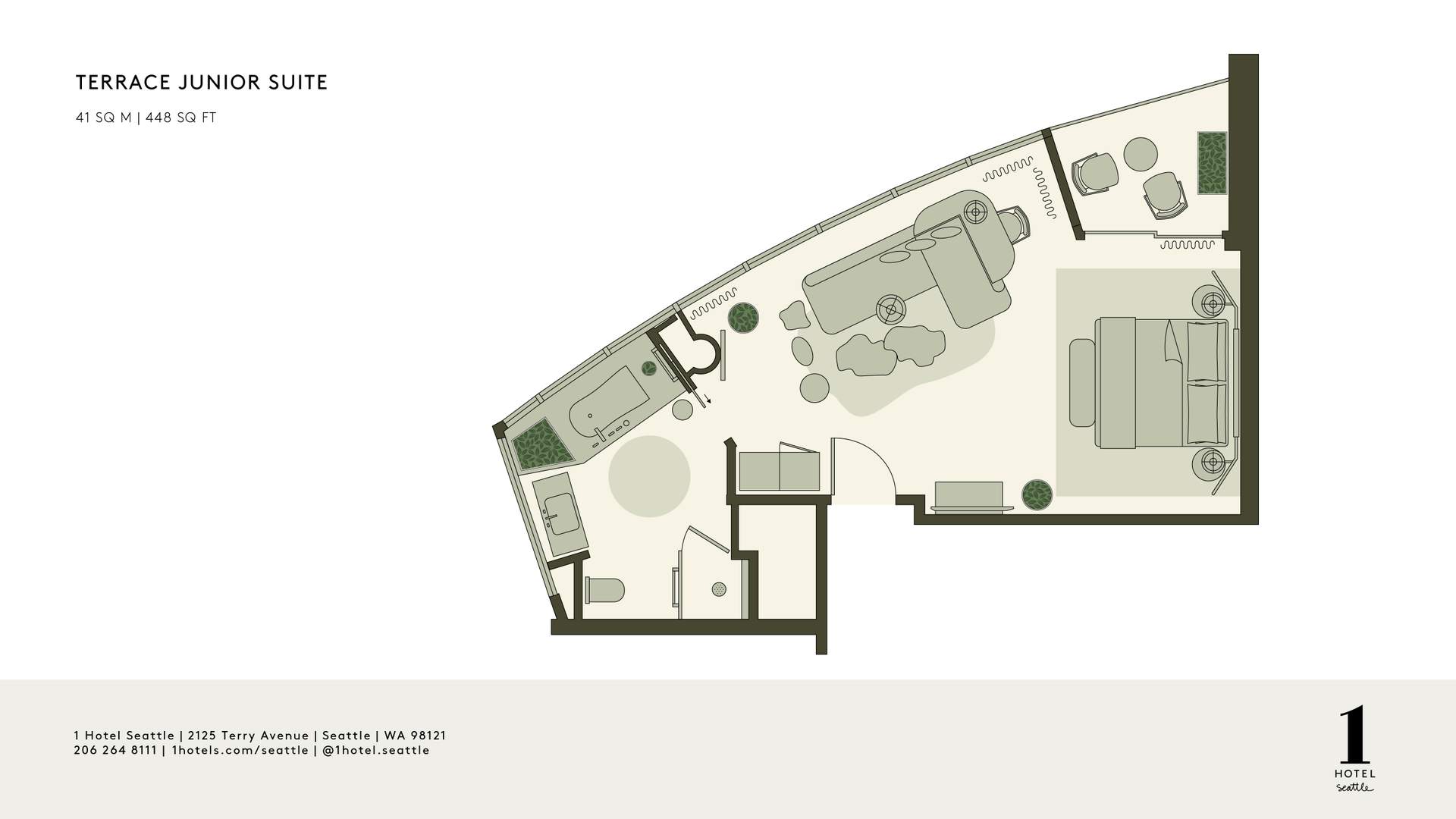 Plan d'étage pour Terrace Junior Suite
