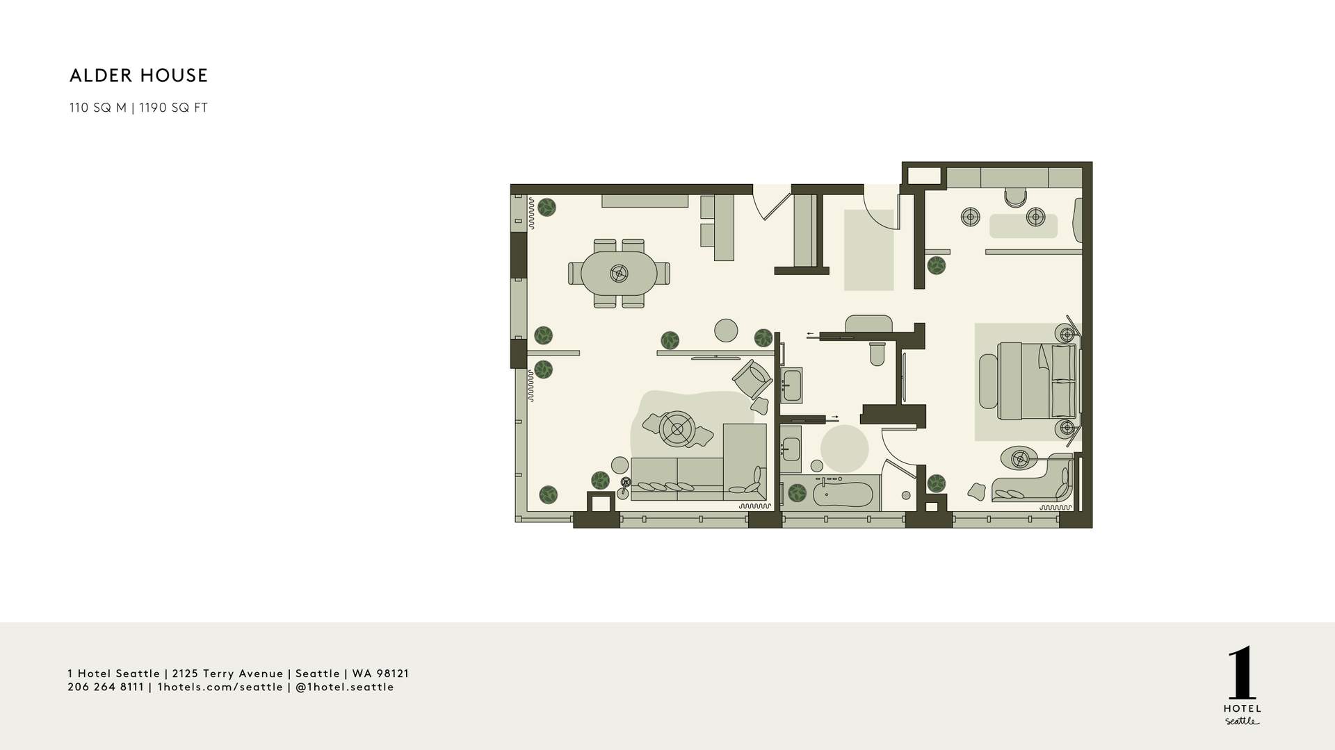 Plan d'étage pour Alder House