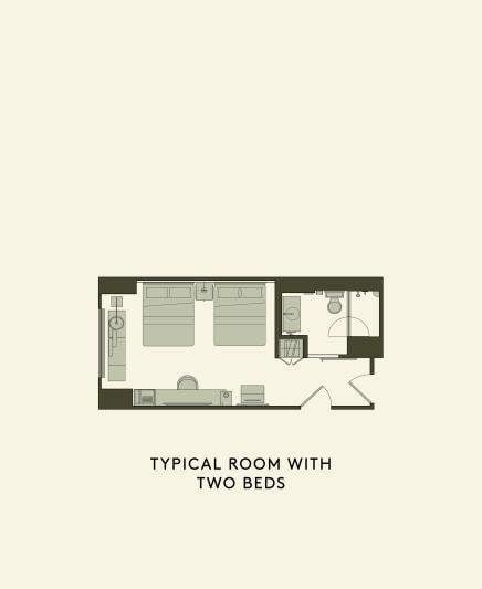 Pianta del City Two Queen