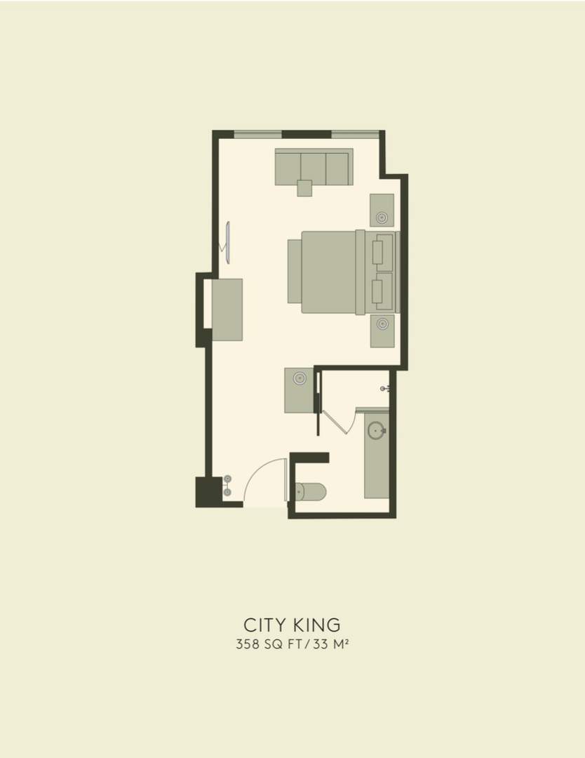 City King の間取り図