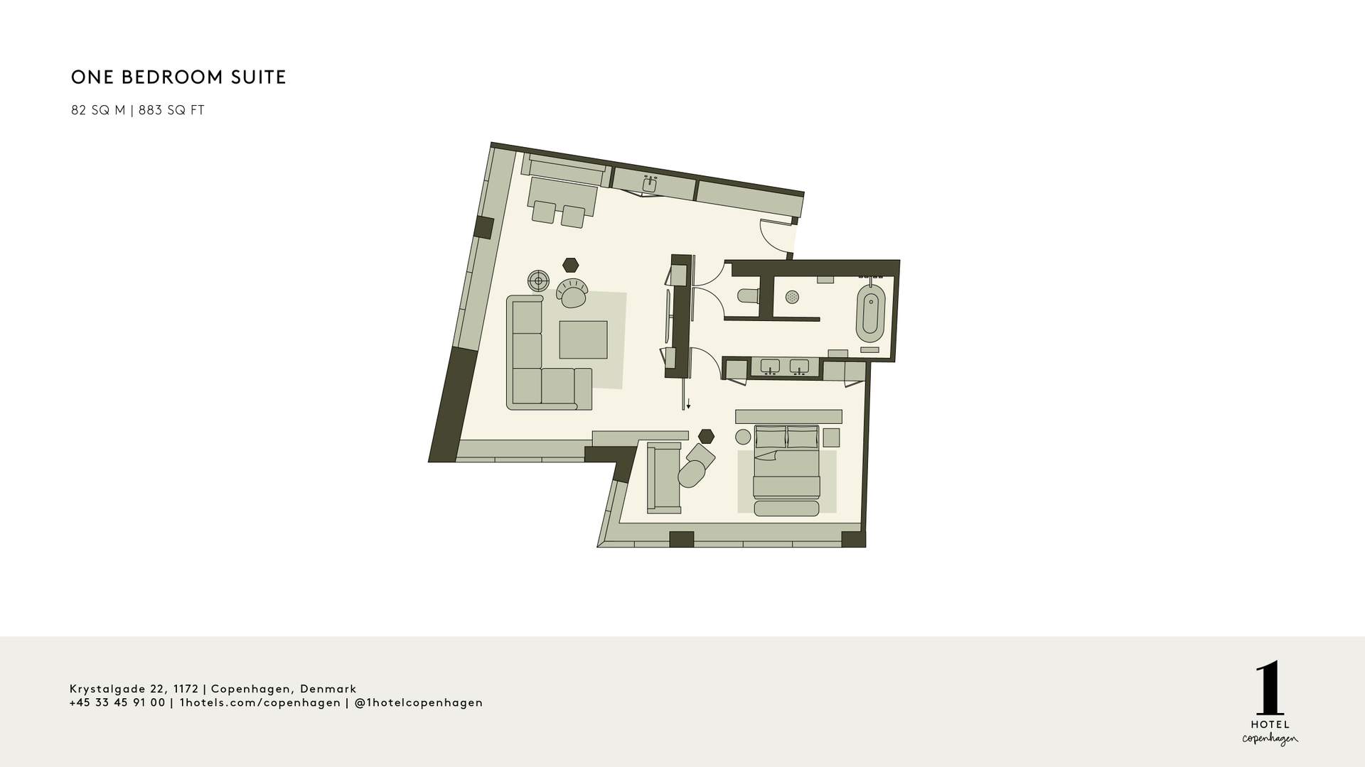 1CPH 원 베드룸 스위트