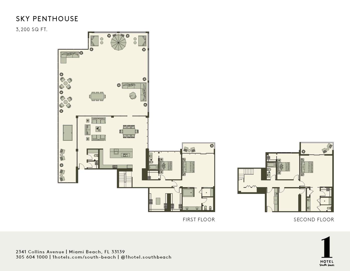 sky penthouse floorplan