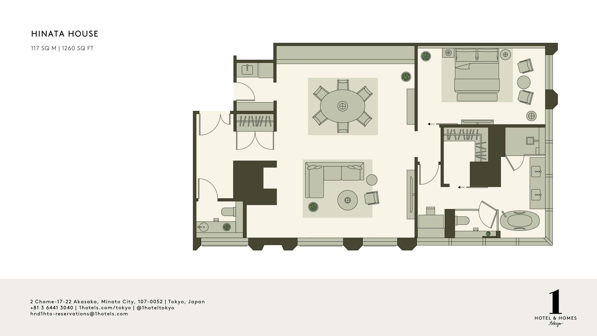 ヒナタハウス キングの間取り図